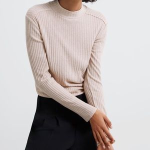 Zara Sand Soft Touch Long Sleeve Shirt